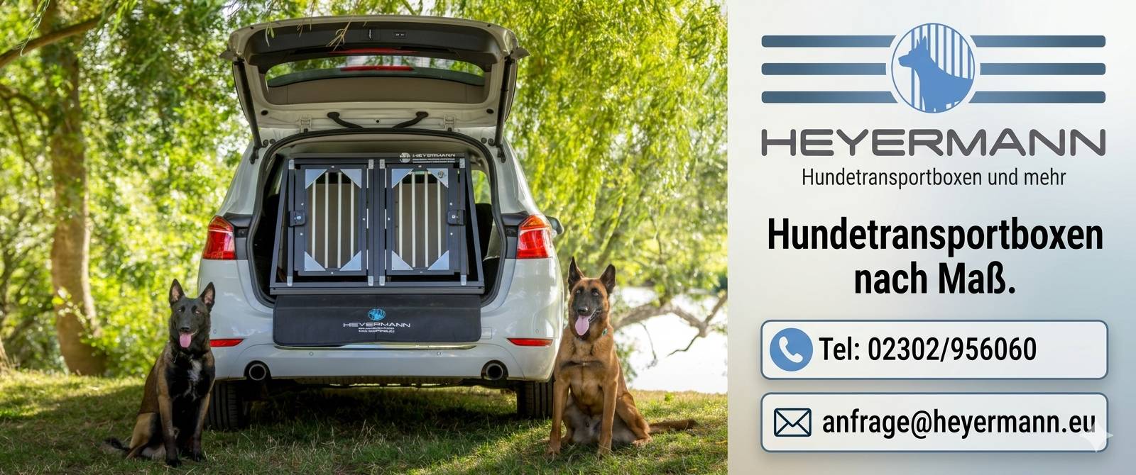 Heyermann Hundetransportboxen Banner