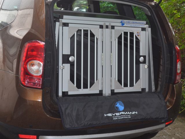 Hundebox/ Doppelbox für Dacia Duster (Sonderbau 344) Hundeboxtrans
