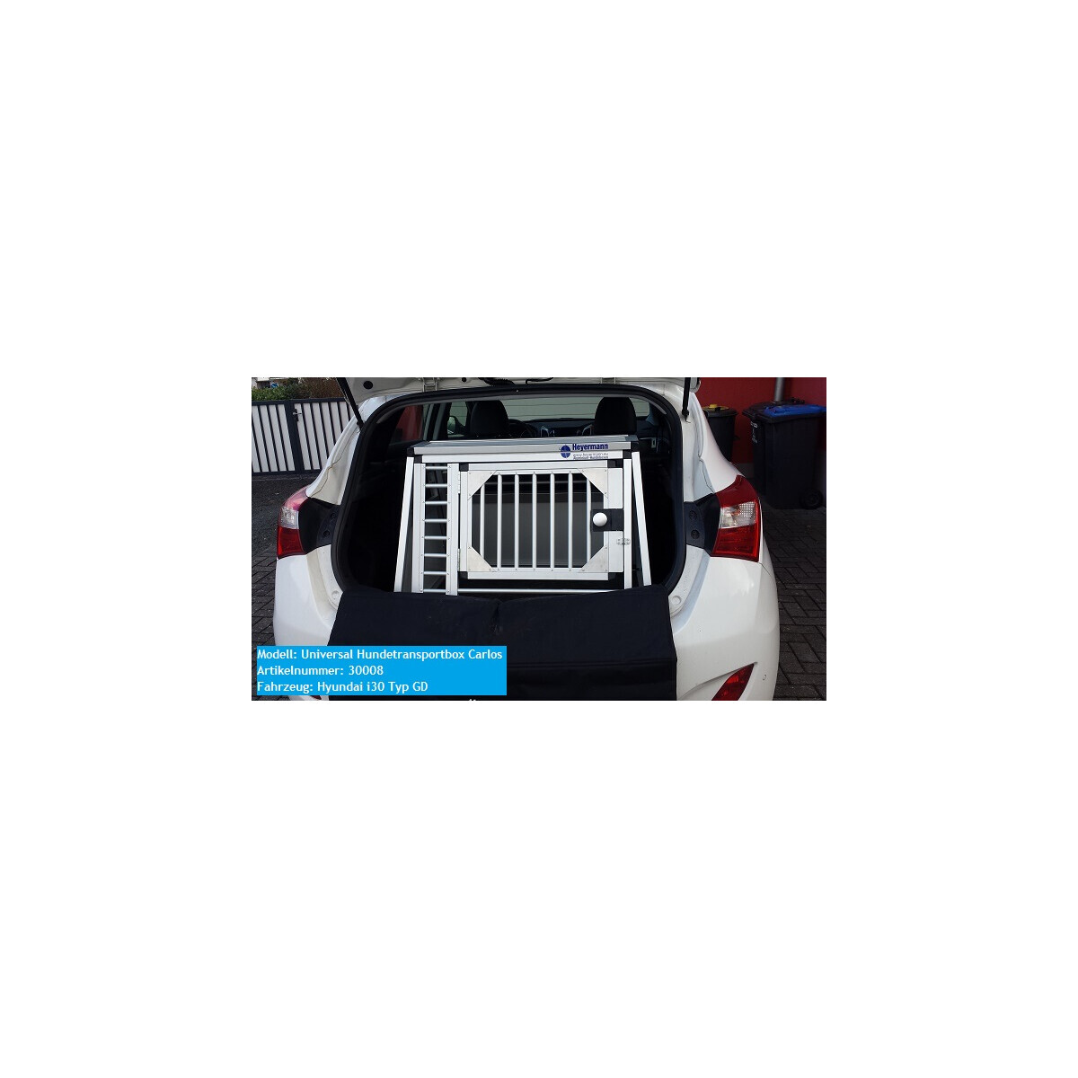 Sicherer Hundetransport in der Hyundai i30 Limousine Typ GD