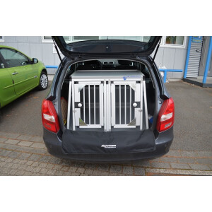 Hundebox/ Doppelbox für Skoda Fabia 2 Combi ohne...