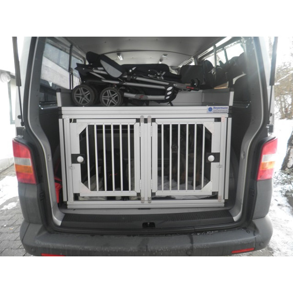 Hundebox/ Doppelbox für VW T5 Bus Caravelle (Sonderbau 106)