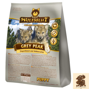 Wolfsblut Grey Peak Puppy (Ziege,Süsskartoffel) 15 kg