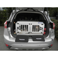 Individuelle Hundetransportbox/ Doppelbox für Ford Kuga 1. Generation (Individualbau 8)