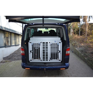 Individuelle Hundetransportbox/ Doppelbox für VW T5 Bus Multivan (Individualbau 9)