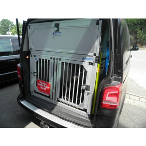 Individuelle Hundetransportbox/ Doppelbox für VW T5 Bus Multivan (Individualbau 15)