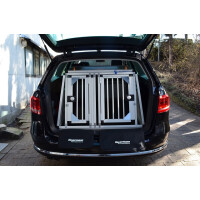 Individuelle Hundetransportbox/ Doppelbox für VW Passat Variant B7 (Individualbau 19)