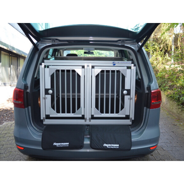 Hundetransportbox/ Doppelbox für VW Sharan 2 (Sonderbau 129)