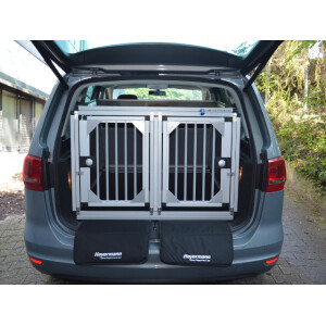 Hundetransportbox/ Doppelbox für VW Sharan 2 (Sonderbau 129)