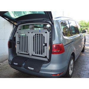 Hundetransportbox/ Doppelbox für VW Sharan 2...