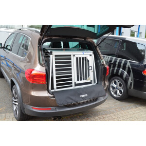 Hundebox/ Einzelbox für VW Tiguan mit variablen Ladeboden (Sonderbau 165)