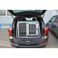 Hundebox/ Einzelbox für VW Tiguan mit variablen Ladeboden (Sonderbau 165)