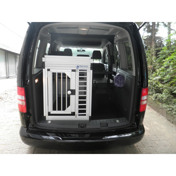 Individuelle Hundetransportbox/ Einzelbox für VW Caddy Life / Kombi (Individualbau 26)