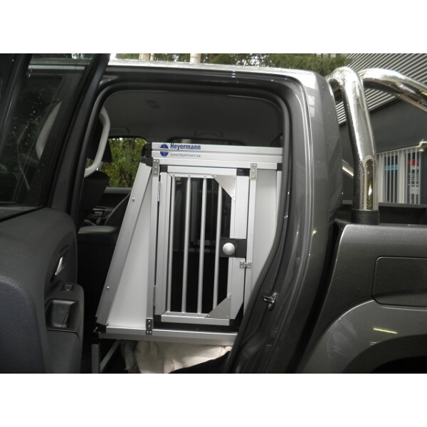 Individuelle Hundetransportbox/ Einzelbox mit 2 Türen für VW Amarok (Individualbau 30)