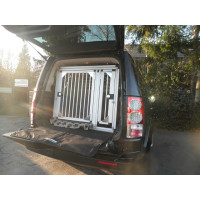 Individuelle Hundetransportbox/ Doppelbox für Land Rover Discovery 4 (Individualbau 42)