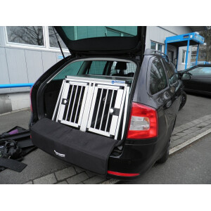 Hundebox/ Doppelbox für Skoda Octavia 2 Combi ohne...
