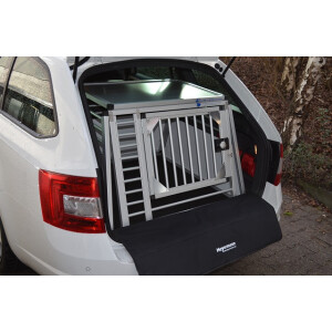 Hundebox/ Einzelbox für Skoda Octavia 3 Combi ohne variablen Ladeboden (Sonderbau 201)