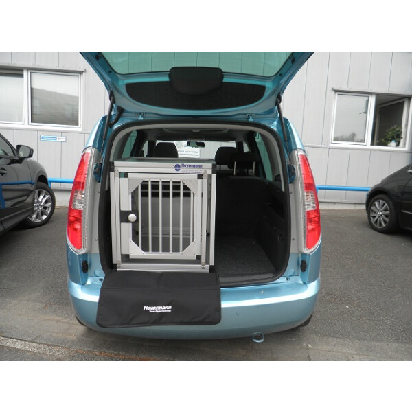 Hundebox/ Einzelbox für Skoda Roomster mit variablen Ladeboden (Sonderbau 202)