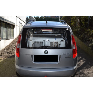Hundebox/ Doppelbox für Skoda Roomster ohne variablen Ladeboden (Sonderbau 203)