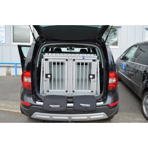 Individuelle Hundetransportbox/ Doppelbox für Skoda...