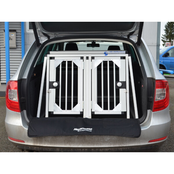 Hundebox/ Doppelbox für Skoda Superb 2 Combi (Sonderbau 209)
