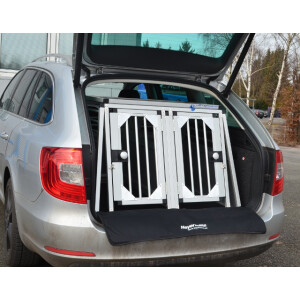 Hundebox/ Doppelbox für Skoda Superb 2 Combi (Sonderbau 209)