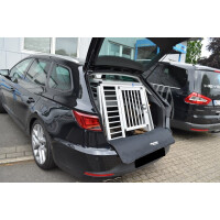 Hundebox /Einzelbox für Seat Leon ST 3. Generation mit unebenen Ladeboden (Sonderbau 214)