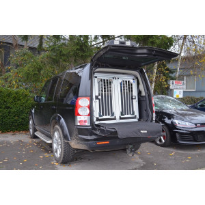 Hundetransportbox/ Doppelbox für Land Rover...