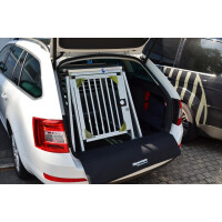 Hundebox/ Einzelbox für Skoda Octavia 3 Combi ohne variablen Ladeboden (Sonderbau 305)