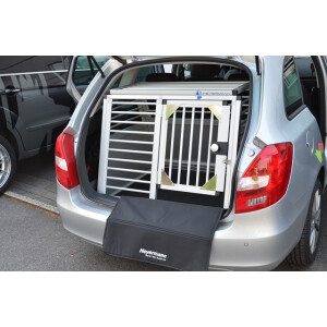 Individuelle Hundetransportbox/ Einzelbox für Skoda Fabia 2 Combi ohne variablen Ladeboden (Individualbau 54)