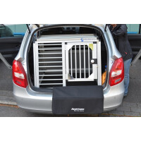 Individuelle Hundetransportbox/ Einzelbox für Skoda Fabia 2 Combi ohne variablen Ladeboden (Individualbau 54)