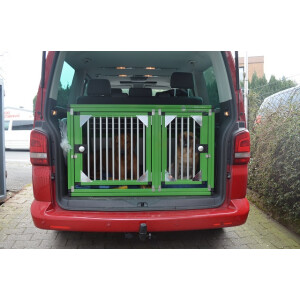 Individuelle Hundetransportbox/ Doppelbox für VW T5...