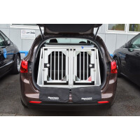Individuelle Hundetransportbox/ Doppelbox für Kia Ceed SW JD (Individualbau 57)