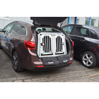 Individuelle Hundetransportbox/ Doppelbox für Kia Ceed SW JD (Individualbau 57)