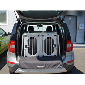 Hundebox/ Doppelbox für Skoda Yeti ohne variablen...