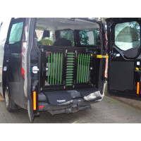 Individuelle Hundebox/ Doppelbox für Ford Transit Custom (Individualbau 65)