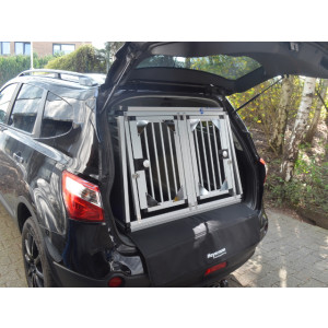 Hundebox/ Doppelbox für Nissan Qashqai J10 +2...