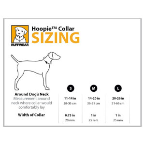 RUFFWEAR Hoopie Collar Hundehalsband, schwarz (Einfaches An- und Ablegen, Dünn und leicht)