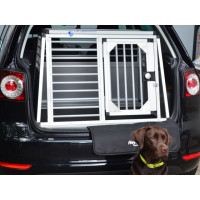 Individuelle Hundetransportbox/ Einzelbox für VW Golf 6 Plus mit variablen Ladeboden (Individualbau 67)