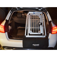 Hundebox/ Einzelbox für Mercedes C-Klasse S205 mit Rollo und Netz (Sonderbau 340)