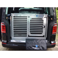 Individuelle Hundetranspotbox/ Einzelbox für VW T5 Bus Multivan (Individualbau 68)