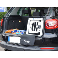 Hundebox/ Einzelbox für VW Tiguan mit variablen Ladeboden (Sonderbau 373)