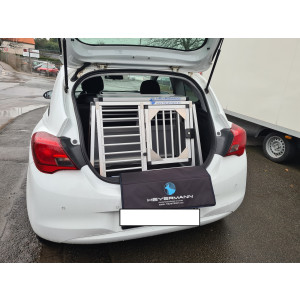 Hundebox/ Einzelbox für Opel Corsa E ohne variablen Ladeboden (Sonderbau 375)