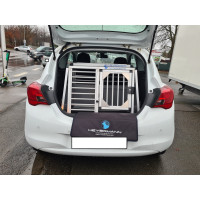 Hundebox/ Einzelbox für Opel Corsa E ohne variablen Ladeboden (Sonderbau 375)