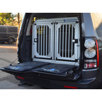 Individuelle Hundetransportbox/ Doppelbox für Land Rover Discovery 4 (Individualbau 73)