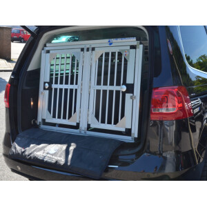 Hundetransportbox/ Doppelbox (Sonderbau 389) für VW Sharan 2. Generation 7-Sitzer