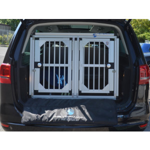 Hundetransportbox/ Doppelbox (Sonderbau 388) für Seat Alhambra 2. Generation 7-Sitzer