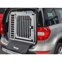 Hundetransportbox/ Einzelbox für Skoda Yeti mit variablen Ladeboden (Sonderbau 391)