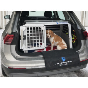 Hundebox/ Einzelbox für VW Tiguan 2. Generation ohne variablen Ladeboden (Sonderbau 396)