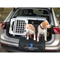 Hundebox/ Einzelbox für VW Tiguan 2. Generation ohne variablen Ladeboden (Sonderbau 396)