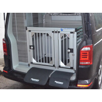 Individuelle Hundetransportbox/ Doppelbox für VW T5 Bus California (Individualbau 79)